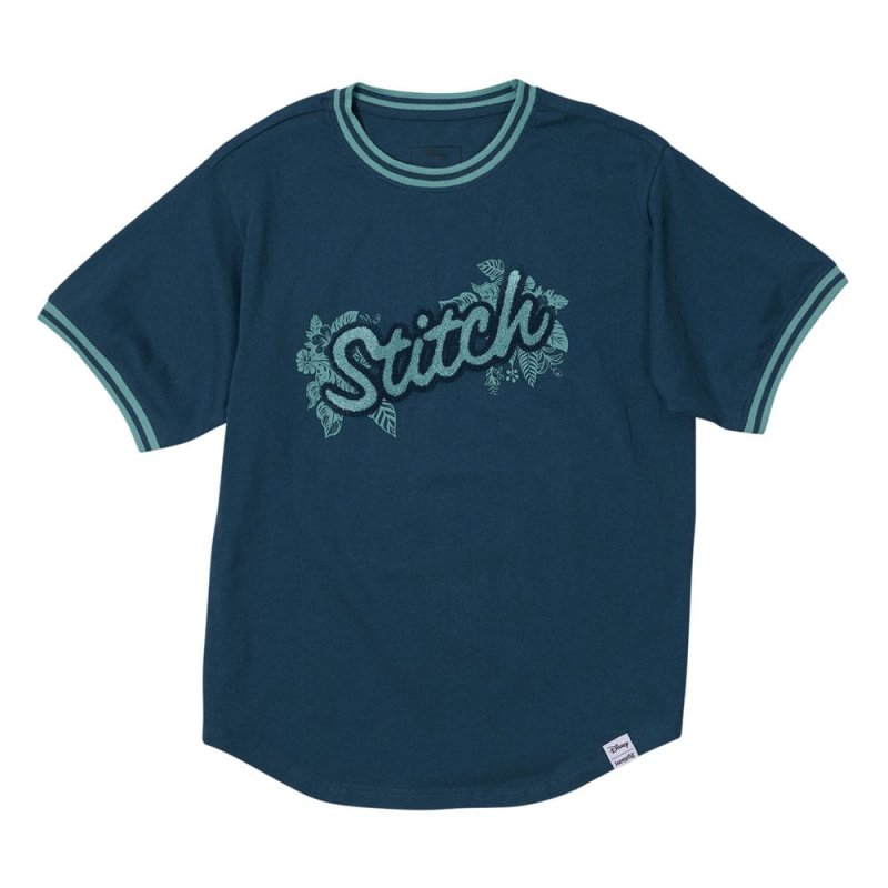 Disney by Loungefly Tee T-Shirt Unisexe Stitch Sporty (XXL)