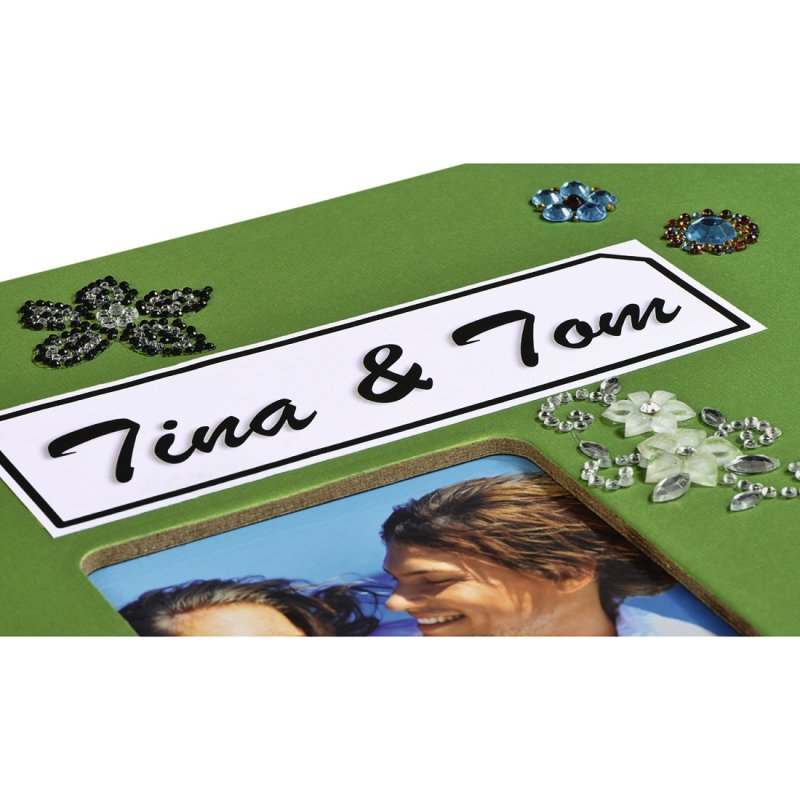 Hama Fine Art Spiral apfelgrn 36x32 50 schwarze Seiten 94870