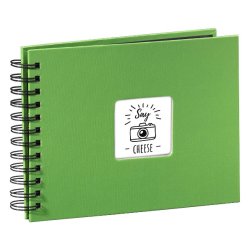 Hama Fine Art Spiral apfelgrn 24x17 50 schwarze Seiten 94880