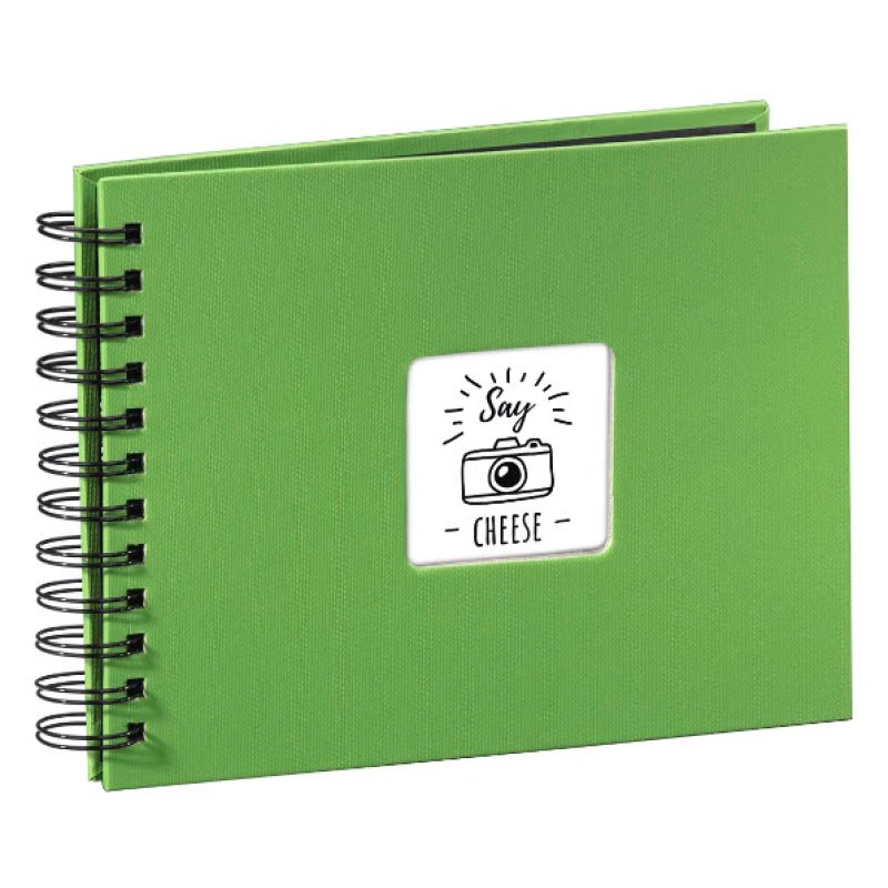 Hama Fine Art Spiral apfelgrn 24x17 50 schwarze Seiten 94880