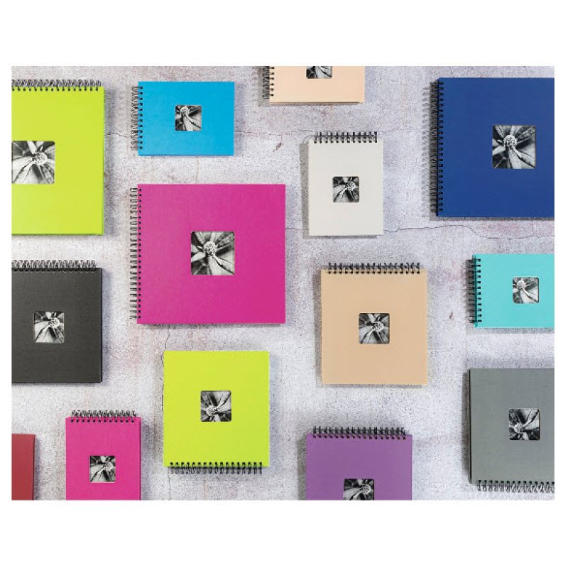 Hama Fine Art photo album Green 50 sheets 10 x 15 cm Spiral binding