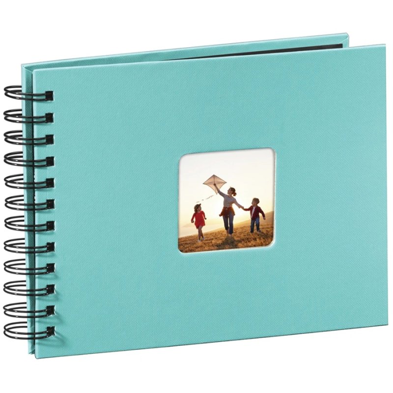 Hama 4047443167408 photo album Turquoise 50 sheets 10 x 15 Spiral binding
