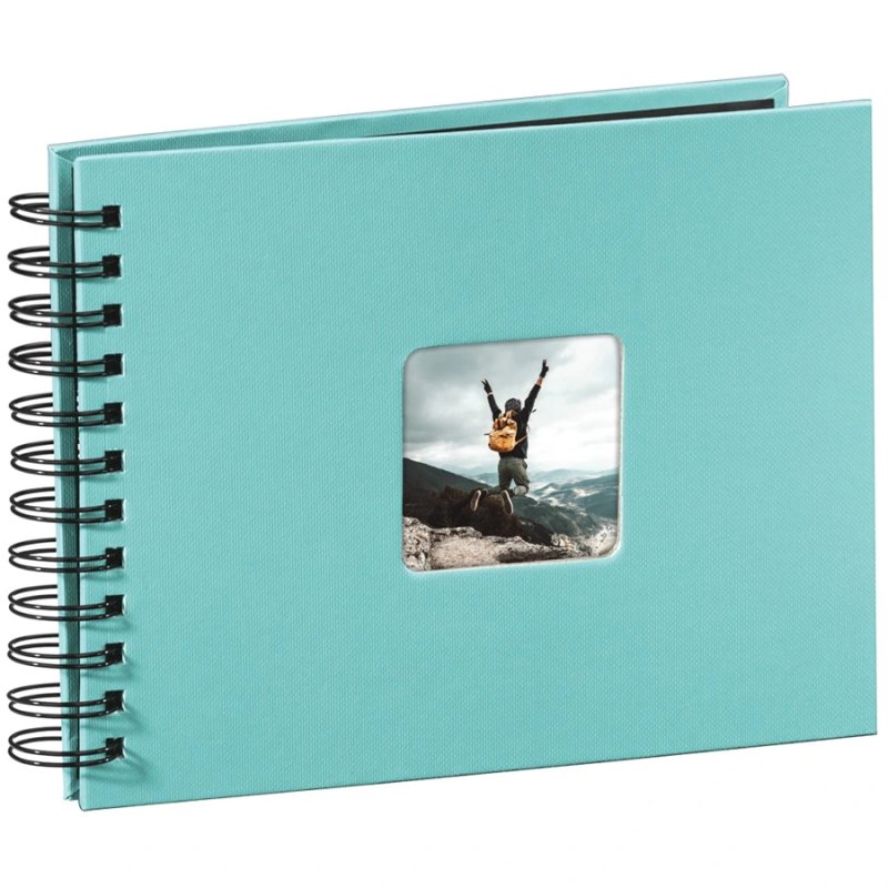 Hama 4047443167408 photo album Turquoise 50 sheets 10 x 15 Spiral binding