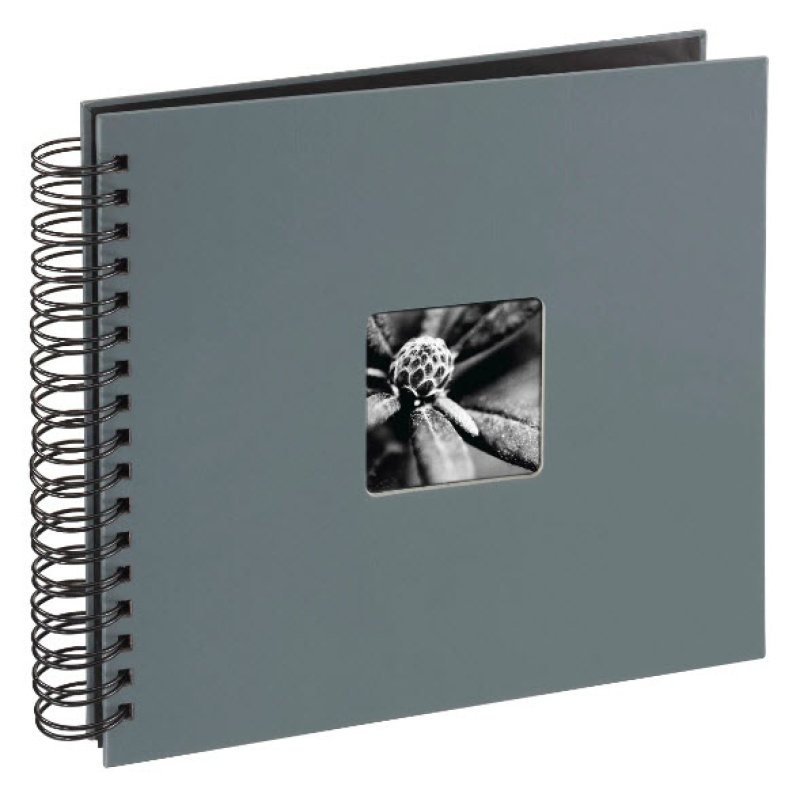 Hama Fine Art photo album Grey 100 sheets 10 x 15 cm Spiral binding