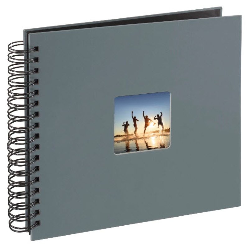 Hama Fine Art photo album Grey 100 sheets 10 x 15 cm Spiral binding