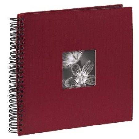 Hama Spiral Album "Fine Art", burgundy, 34x32/50 photo album Red 300 sheets 10 x 15, 13 x 18
