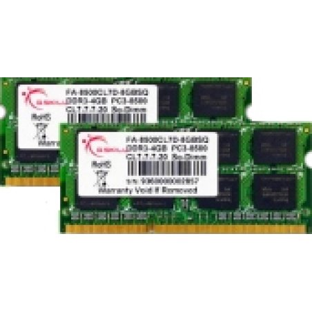 G.Skill FA-8500CL7D-8GBSQ memory module 8 GB 2 x 4 GB DDR3