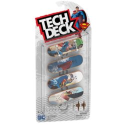 Tech Deck - Skate 4 Pack Multipack - Superman (6073926)