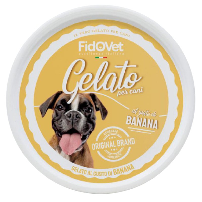 Fidovet - Gelato Banana - 40 g - ice treat is a perfect way to pamper your dog