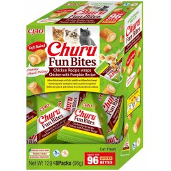 Churu - Cat Fun Bites Chicken with Pumpkin - 8 pcs