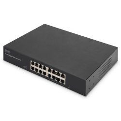 Digitus 16-Port Gigabit Switch, 19 inch, Unmanaged