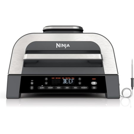 Ninja DG551EU friteuse Unique 3,8 L Autonome 1760 W Friteuse d’air chaud Noir, Argent