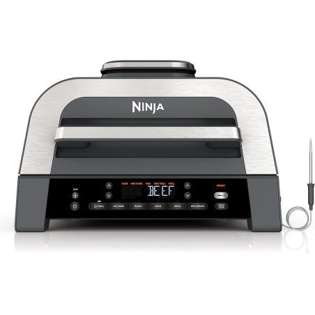 Ninja DG551EU fryer Single 3.8 L Stand-alone 1760 W Hot air fryer Black, Silver