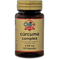 Obire Turmeric 5000mg 95% Curcumin with Vitamin C and Pepper 60 Capsules