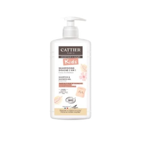 Cattier Kids 2-in-1 Marshmallow Blossom Shower Shampoo 500ml