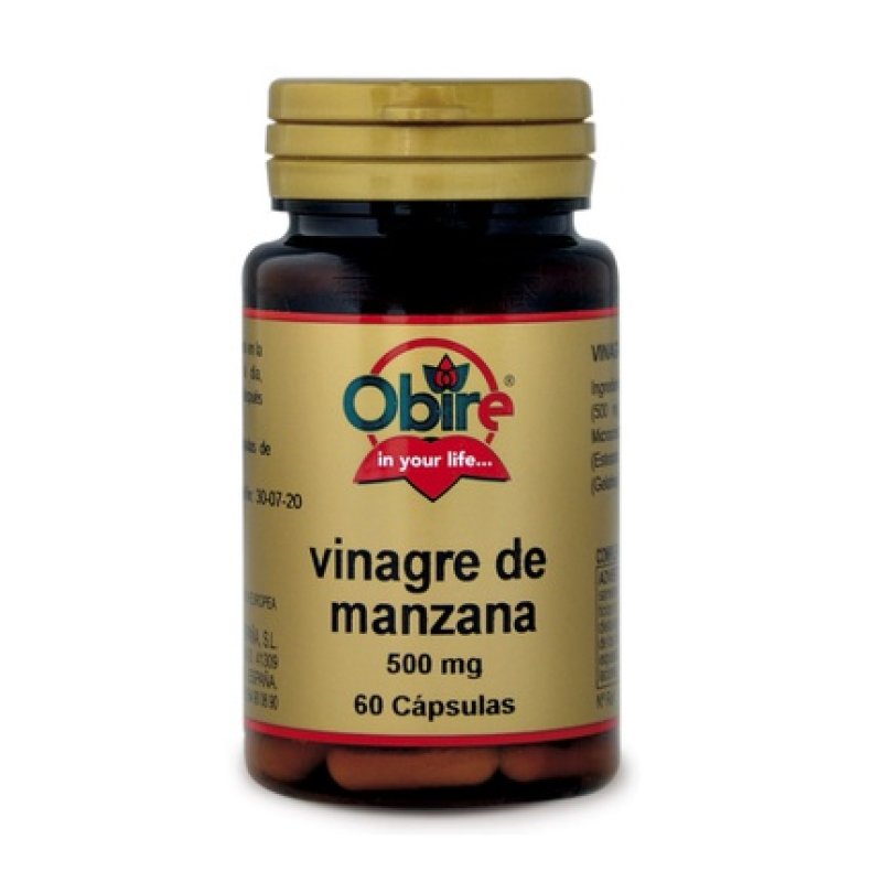 Obire Vinagre De Manzana 500 Mg 60 Caps