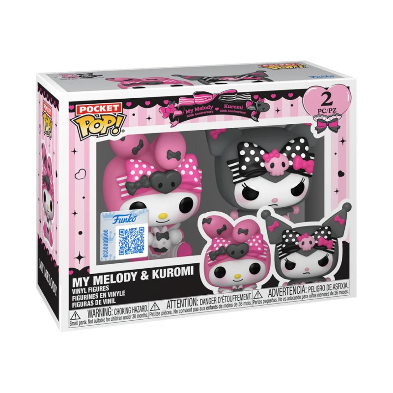 SANRIO - Pocket POP 2 Pack - Kuromi / My Melody