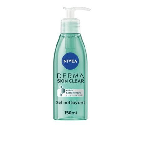 Nivea Derma Active Skin Clear Wash Gel & Cleansing Gel 150ml