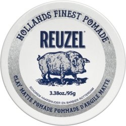 Reuzel Matte Clay Pomade No Shine with Medium Hold for Natural Style