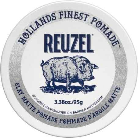 Reuzel Matte Clay Pomade No Shine with Medium Hold for Natural Style