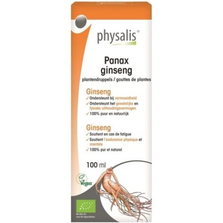 Physalis Panax Ginseng Plant Drops 100ml Organic