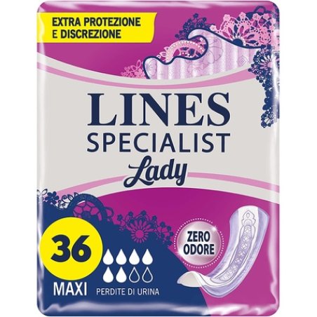 Lines Specialist Incontinence Pads 12 Pads per Pack - Pack of 3