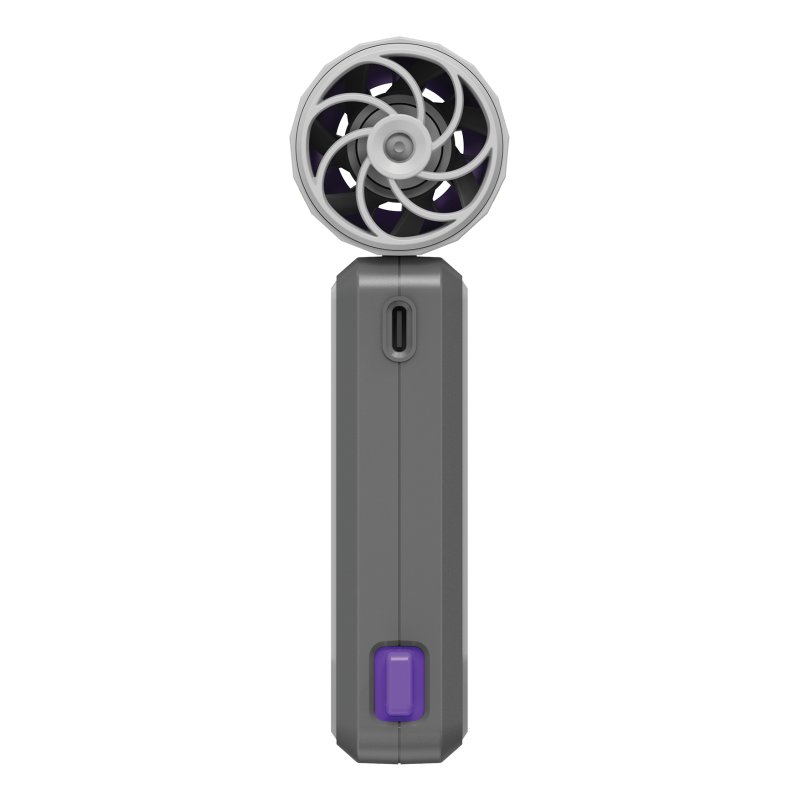 Verbatim Cool 'n' Go AirJet Gris, Violet Ventilateur portable