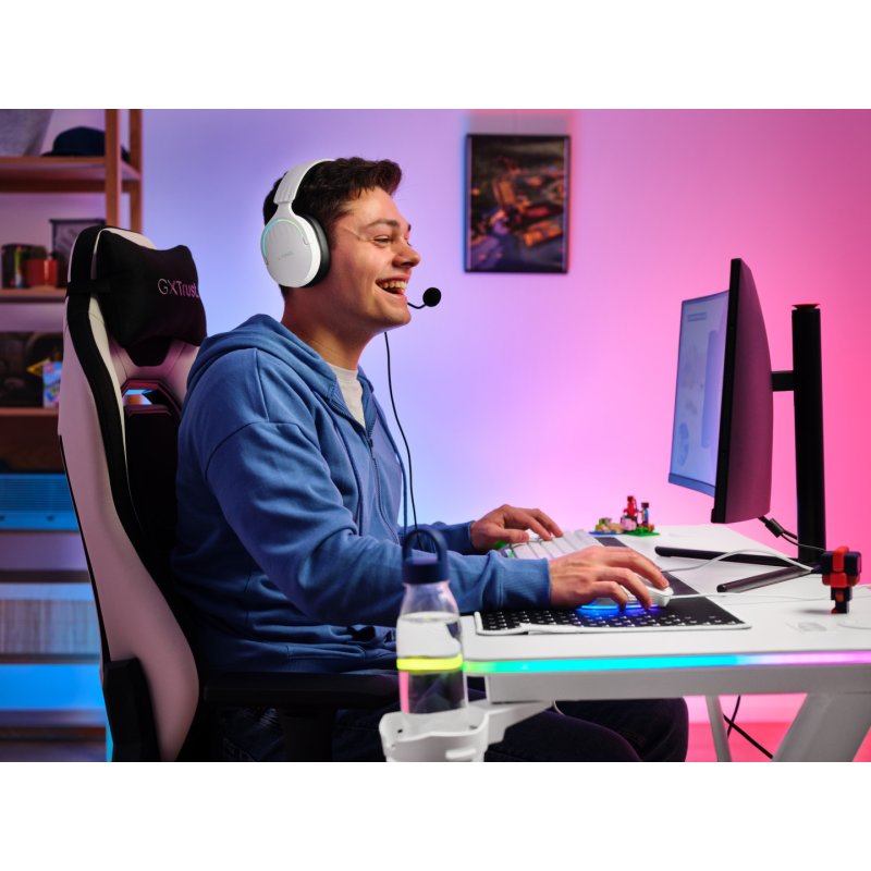 Trust GXT 709W LUMINUS White