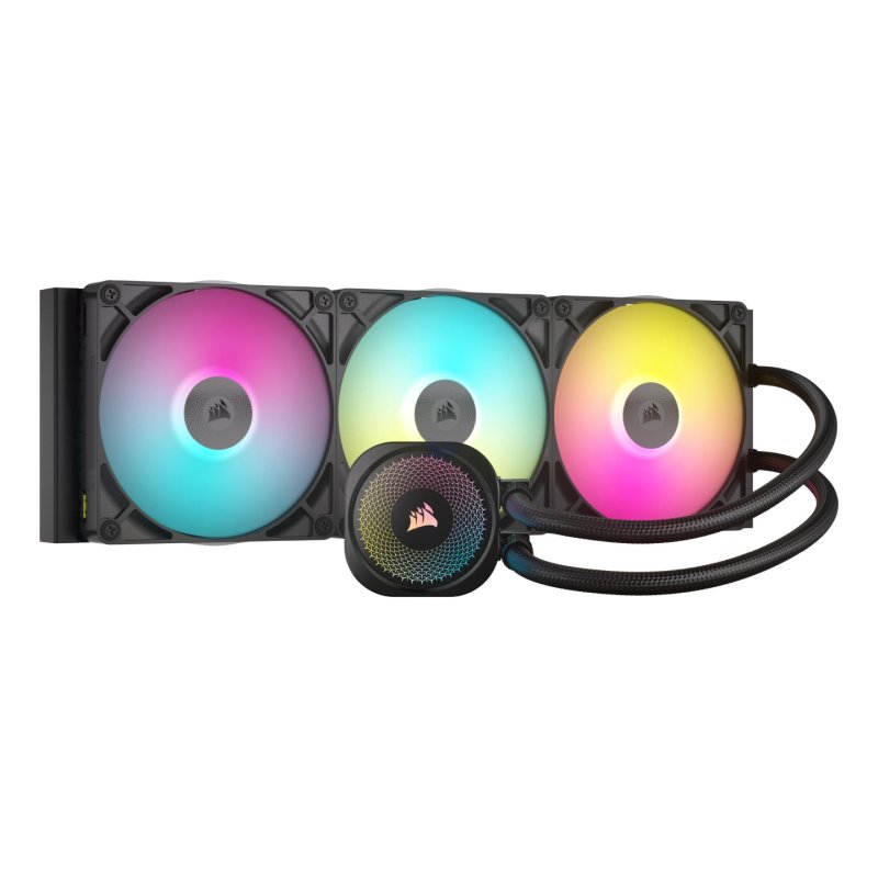Corsair iCUE LINK TITAN 420 RX RGB Processeur Refroidisseur de liquide tout-en-un 14 cm Noir 1 pièce(s)