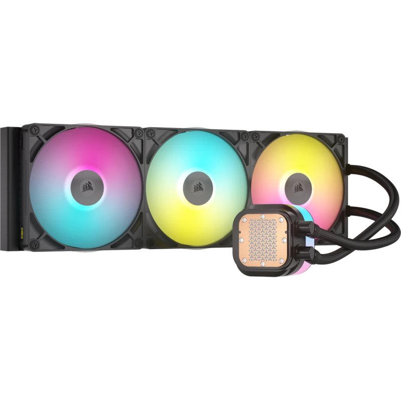 Corsair iCUE LINK TITAN 420 RX RGB Processeur Refroidisseur de liquide tout-en-un 14 cm Noir 1 pièce(s)