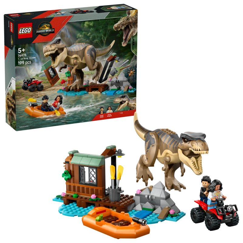 76975 Jurassic World Flucht vor dem T.Rex
