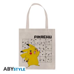Tote Bag Pikachu - Neutral Beige - 37 x 42 cm