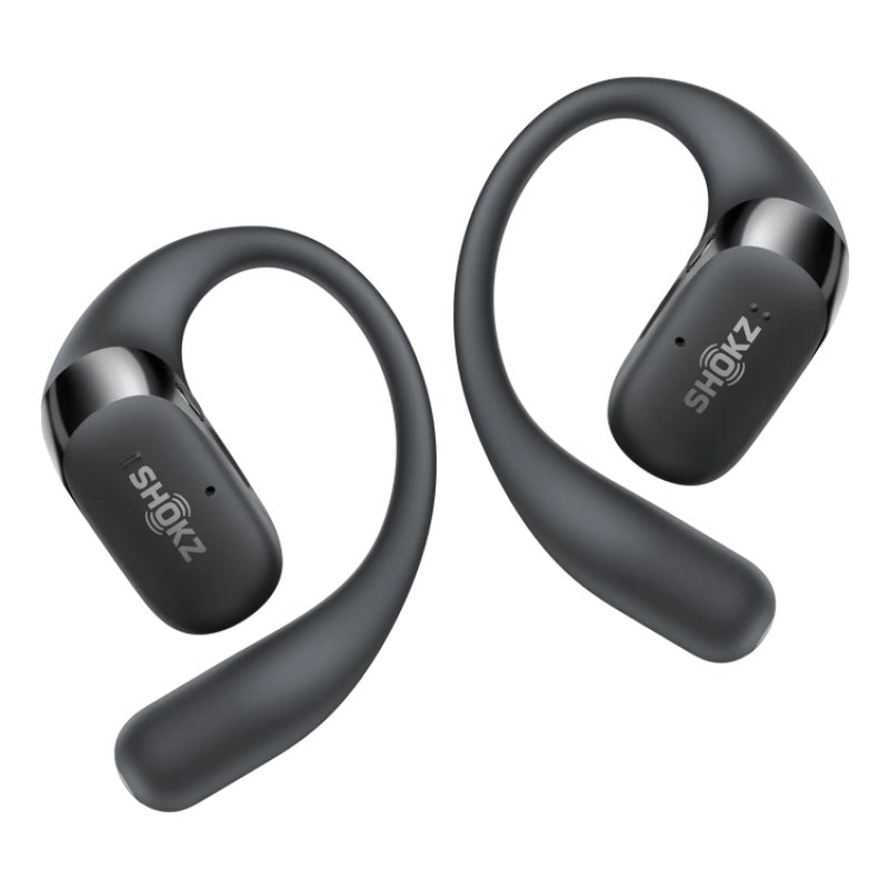 SHOKZ OpenFit 2 Headphones Wireless Ear-hook Calls/Music/Sport/Everyday Black