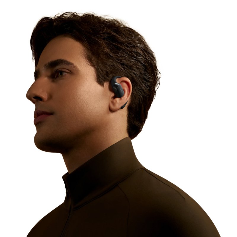 SHOKZ OpenFit 2 Headphones Wireless Ear-hook Calls/Music/Sport/Everyday Black