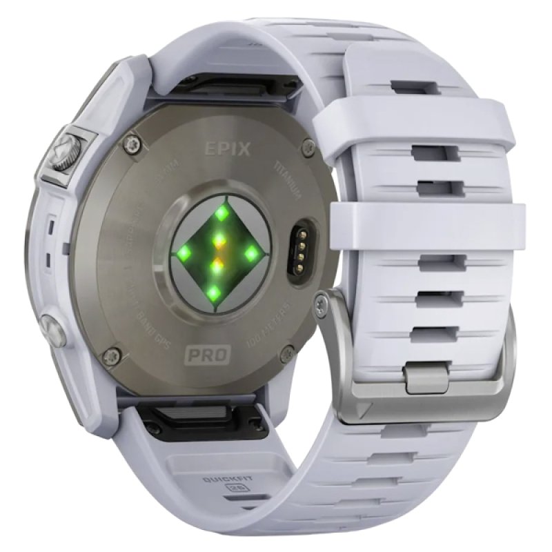 Garmin epix Pro (Gen 2) 3,56 cm (1.4") AMOLED 51 mm Numérique 454 x 454 pixels Écran tactile Titane Wifi GPS