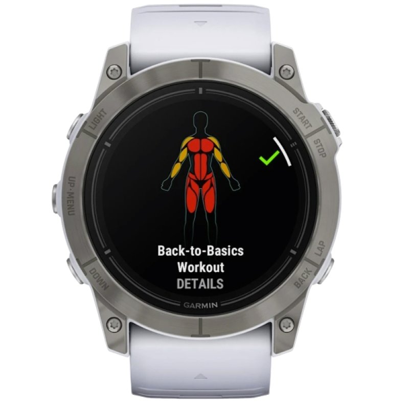 Garmin epix Pro (Gen 2) 3,56 cm (1.4") AMOLED 51 mm Numérique 454 x 454 pixels Écran tactile Titane Wifi GPS