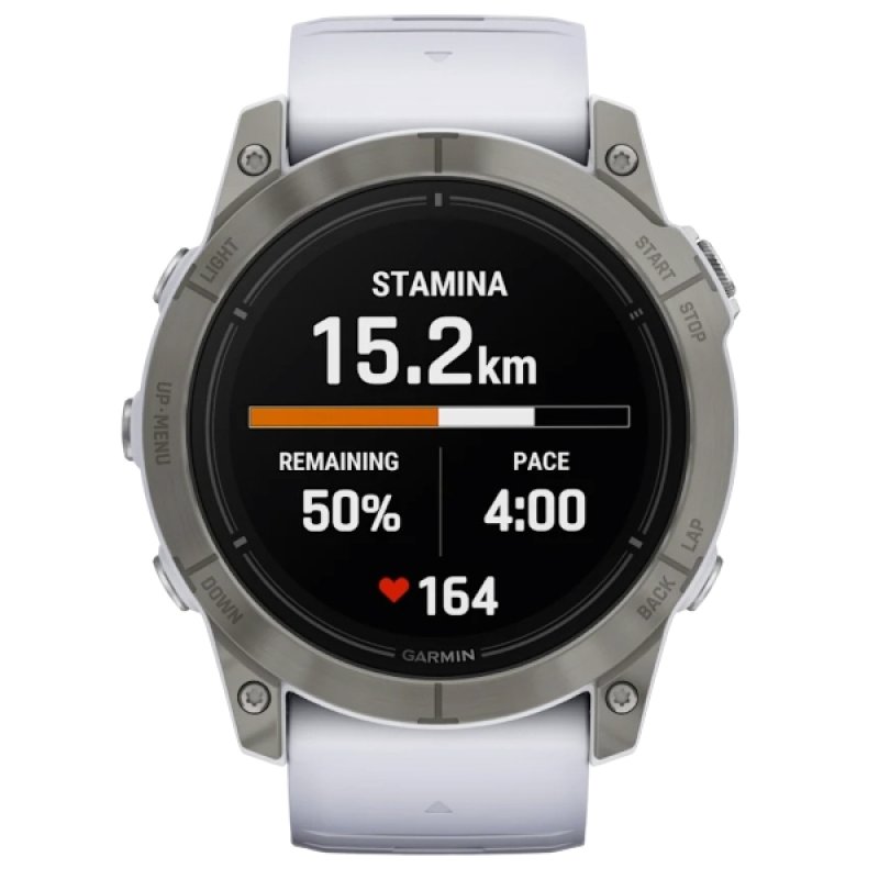 Garmin epix Pro (Gen 2) 3,56 cm (1.4") AMOLED 51 mm Numérique 454 x 454 pixels Écran tactile Titane Wifi GPS