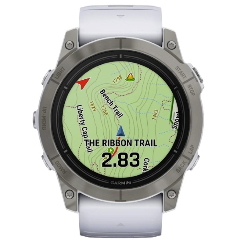 Garmin epix Pro (Gen 2) 3,56 cm (1.4") AMOLED 51 mm Numérique 454 x 454 pixels Écran tactile Titane Wifi GPS