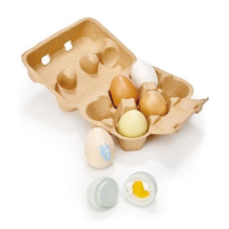 Tender Leaf - Wooden Eggs in Tray - (TL8285)