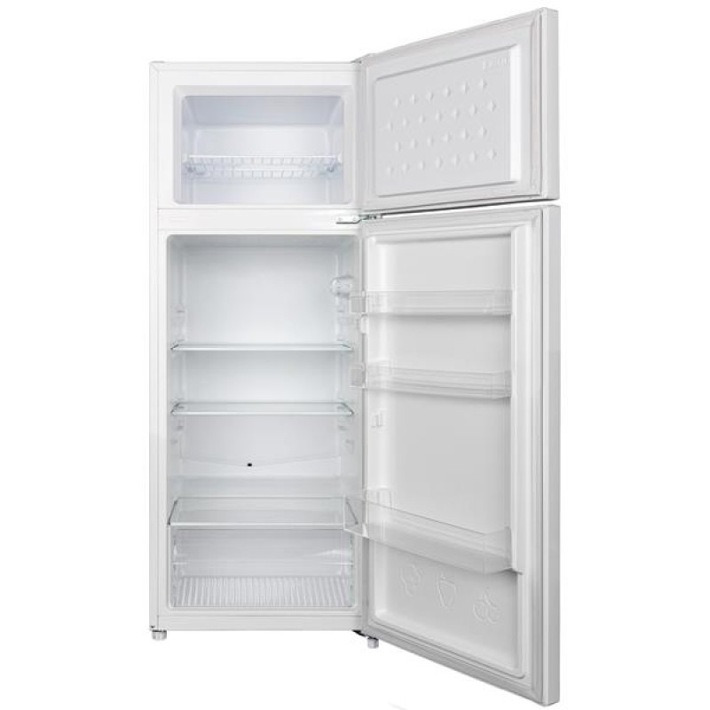 Réfrigérateur 2 portes 211L (170L 41L), Froid statique, Classe E, Blanc *