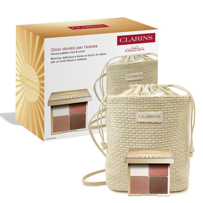 Clarins FACE & EYES PALETTE POUCH eye makeup set 2 pc(s)
