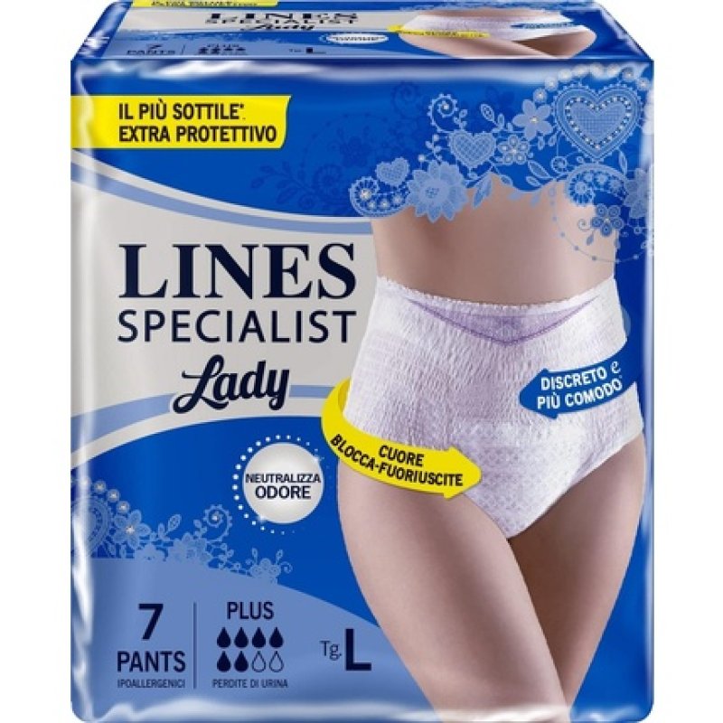 Lines Specialist Pants Plus Urine Damenbinden Size L