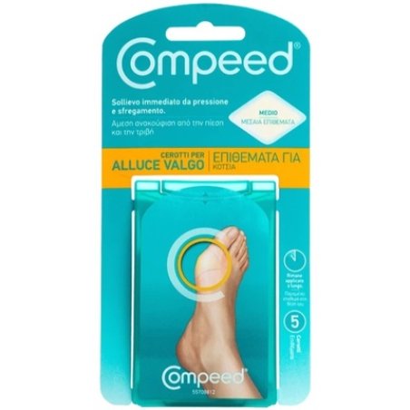 Perrigo Italia Srl Compeed Corn Plaster For Hallux Valgus 5 Pieces