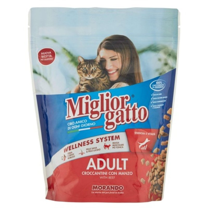 Miglior Gatto 400 Gr. Secco Manzo - Cat Food