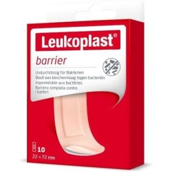 Leukoplast Barrier Plasters 72 x 22 cm 10 Pieces
