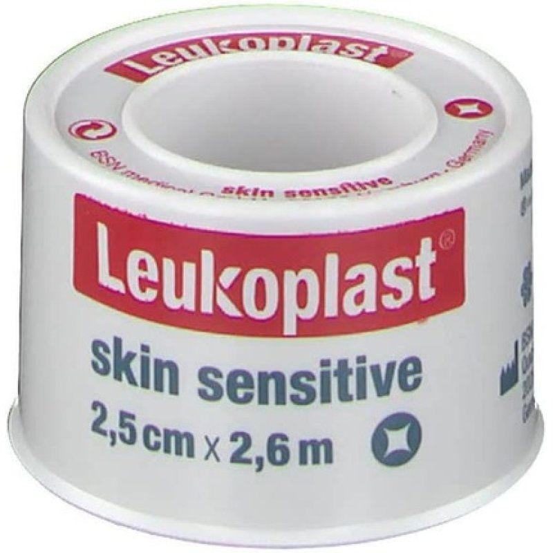 Leukoplast Skin Sensitive with Protective Ring 2.5cm x 2.6m