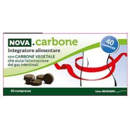 Nova Charcoal Dietary Supplement 40 Tablets