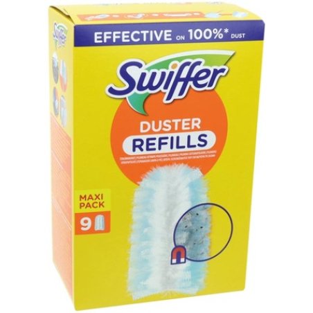 Swiffer Plumeau-magnétique - pack de rechange de 9 pièces