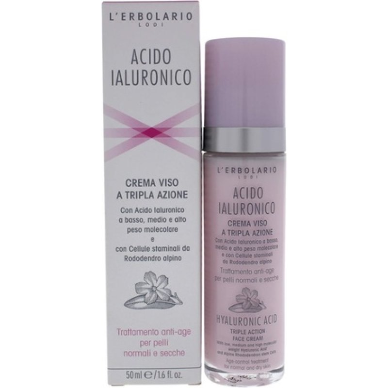 L'Erbolario Hyaluronic Acid Face Cream for Normal and Dry Skin