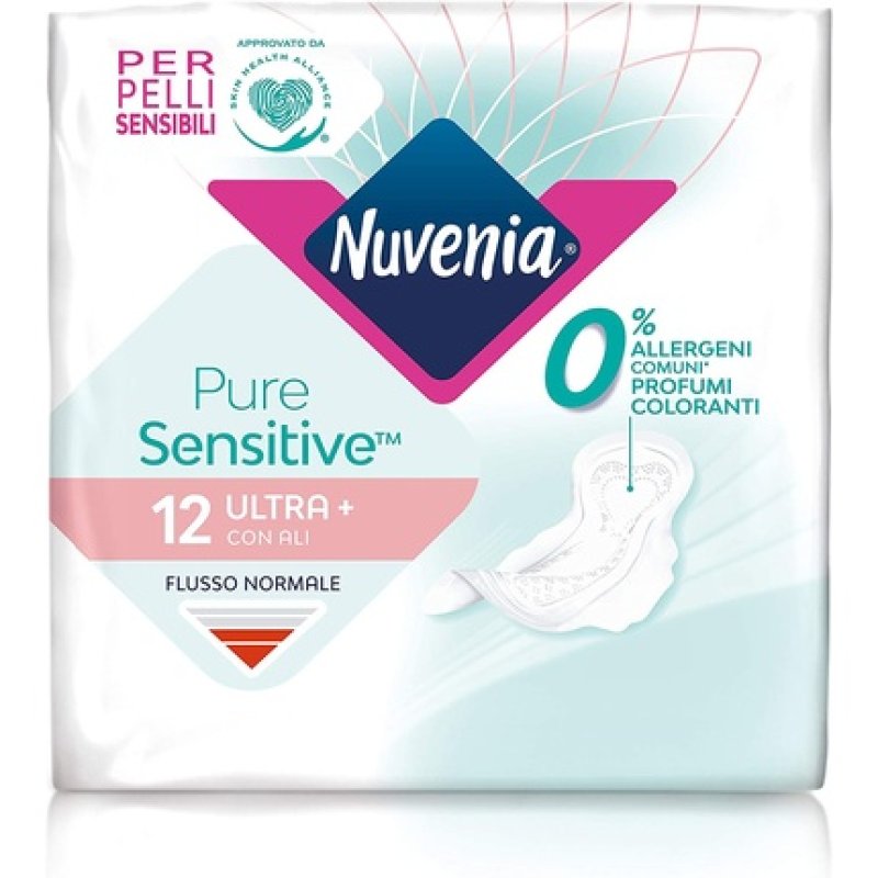 Nuvenia Pure Sensitive Ultra Absorbent with Wings